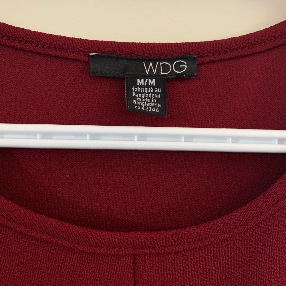 WDG classic red dress medium - Picture 4 of 6